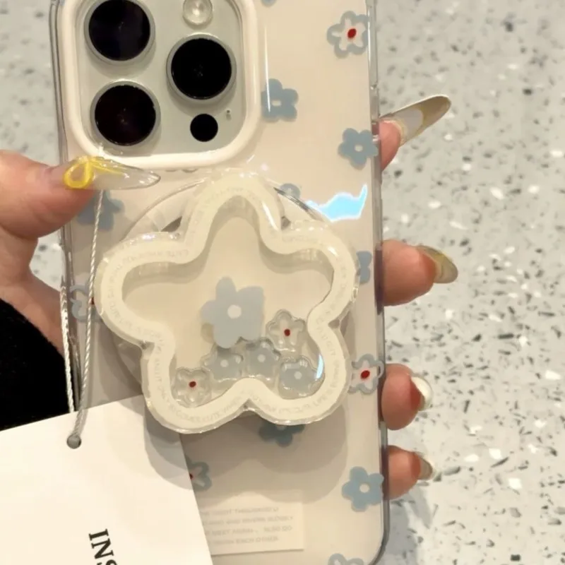 

Корейский милый цветочный держатель-подставка для телефона Griptok (Grip Tok) для iPhone 17, совместимый с MagSafe, аксессуар Smart Tok