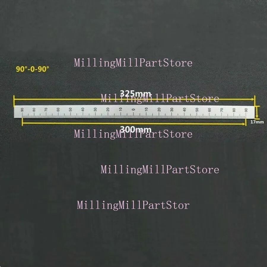 Milling Machine Part Degree Angle Plate C3 Aluminum Micrometer Scale 90-0-90 Lathe  CNC Accessories