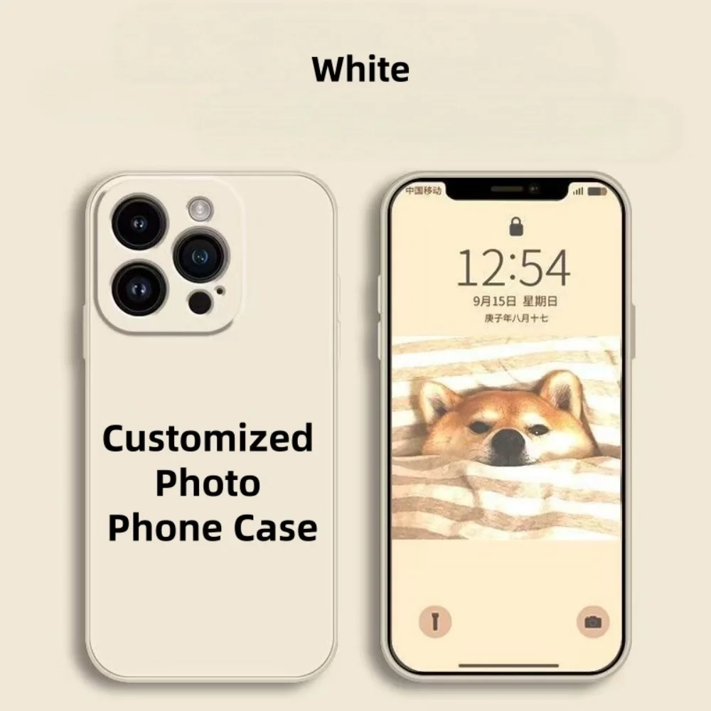 Funda de Silicona Personalizada con Foto Exclusiva para iPhone 11 12 13 14 15 16 17 18 Pro Xs Max Plus Air Mini XR X 17e 16e
