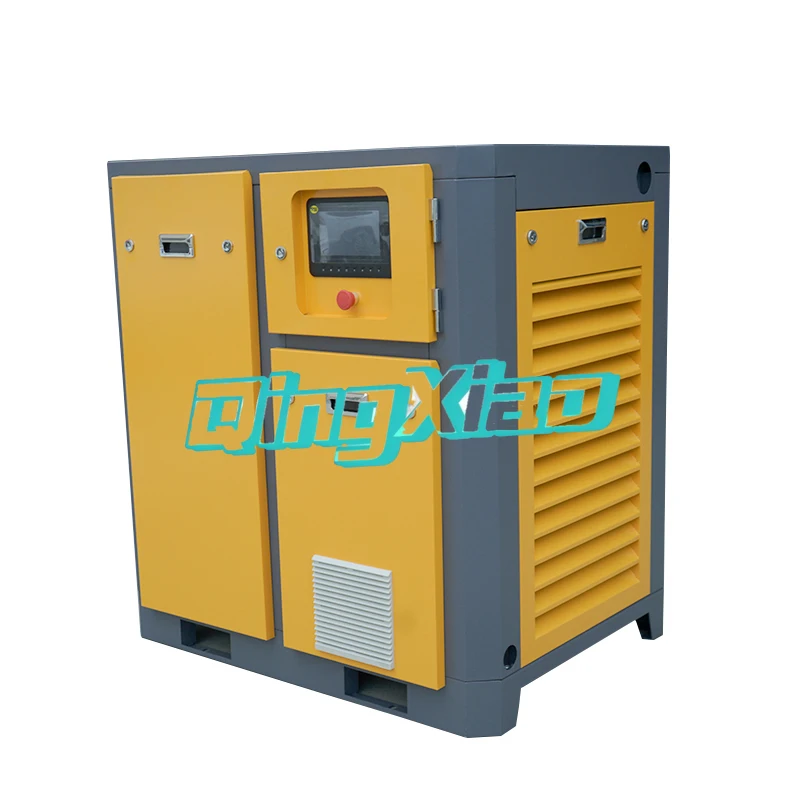 Industrial Rotary Screw Air Compressor High Pressure Stable Air Output Low Noise Durable Structure Suitable For Factory Workshop