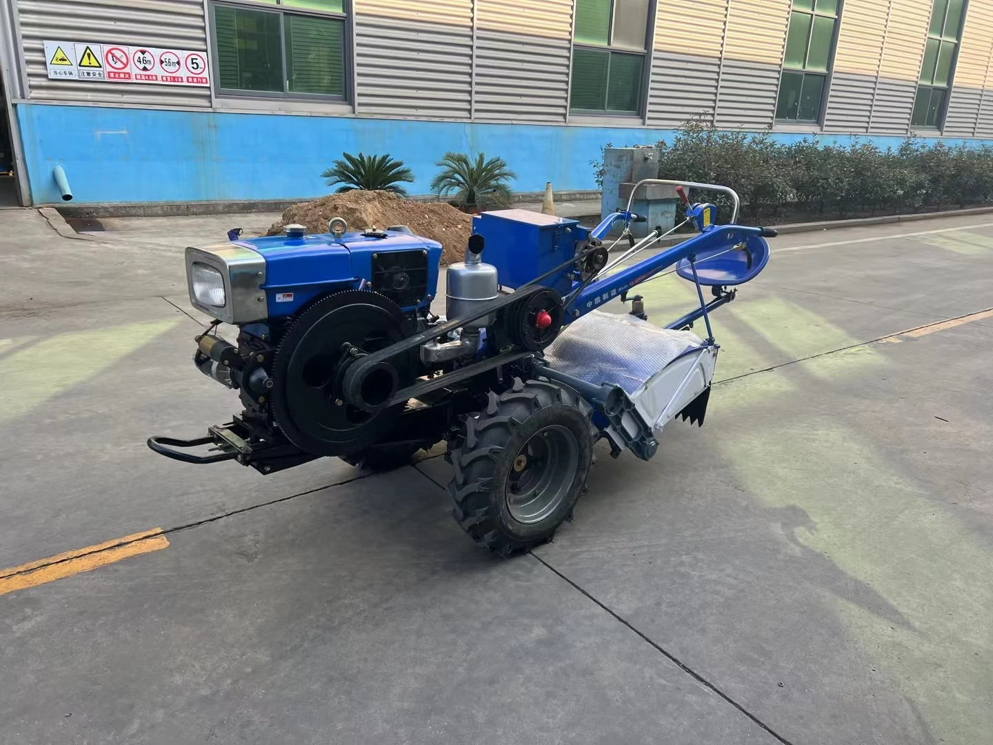 8/12/14/15/18/20/22HP Diesel Walking Tractor Self-propelled Rotary Tiller Dry Paddy Ridger Seeder Farm Cultivator With Light