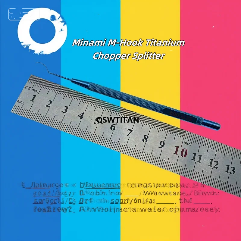 Minami M-Hook Titanium Chopper Splitter Ophthalmic Surgical Instruments