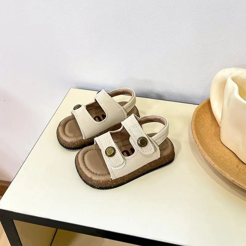 Unisex Baby Boys Girls Kindergarten Ultra Soft Lightweight Summer Stylish Outdoor Non-Slip Forest Style Beach Walking Sandals