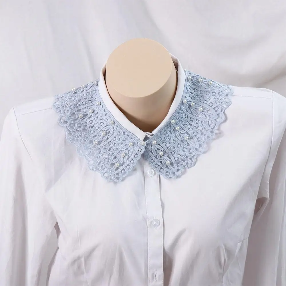 Collar Lace Fake Collar Dress Decorative Shoulder Clothes Accessories Decoration Shirt Collar Detachable Cotton Shawl