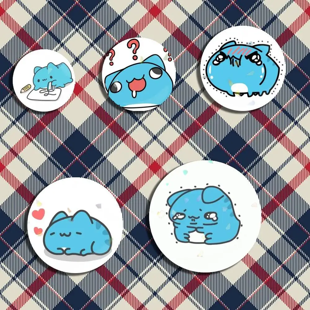 

Cartoon Cute Bugcat Capoo Laser Badge Creative Pins Brooch for Bag Clothes Hat Decor Gifts Fans Collect