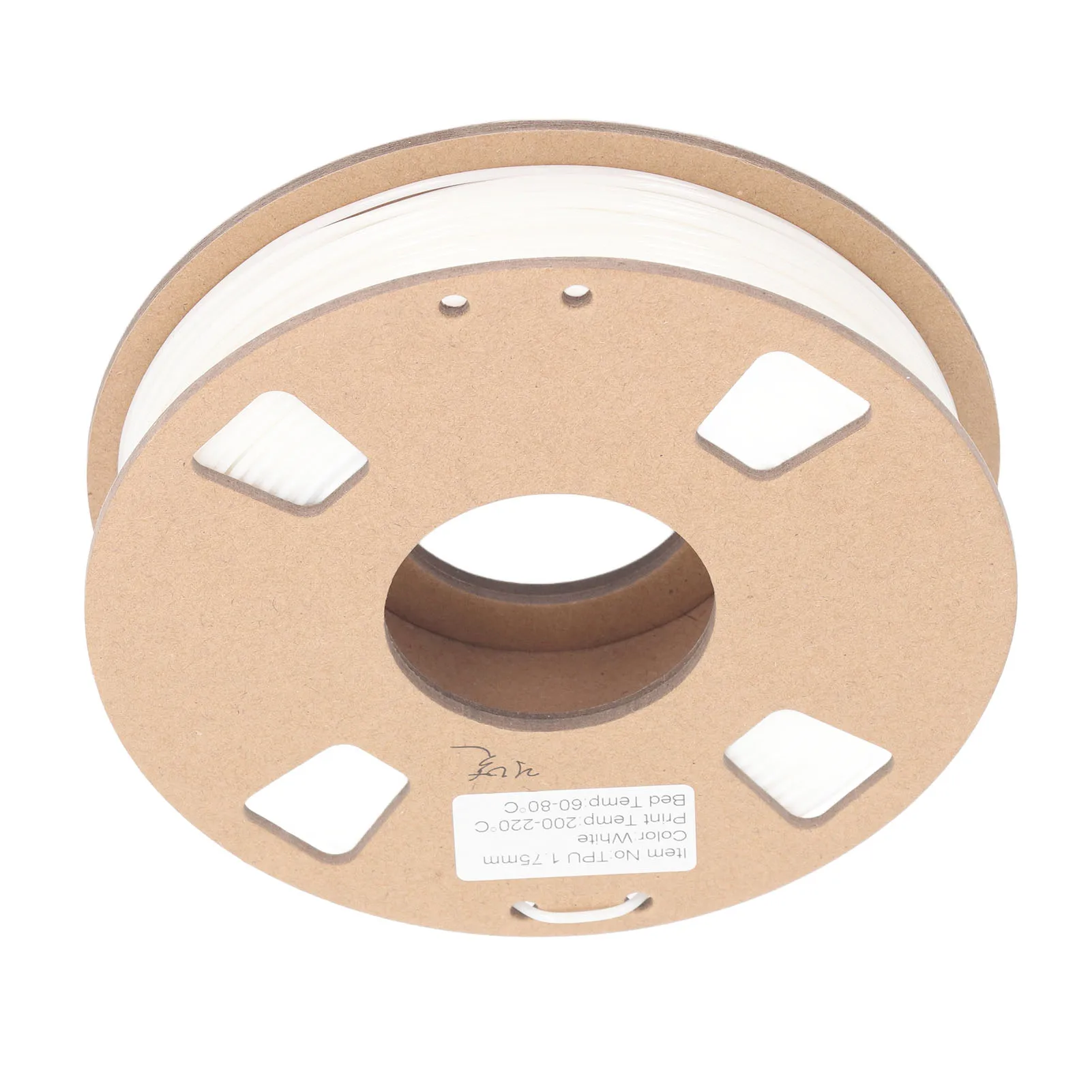 【Nieuw】 1,75 mm flexibele TPU 3D-printerfilamentbundel Hoge nauwkeurigheid 95A Zachte 3D-printerverbruiksartikelen Wit