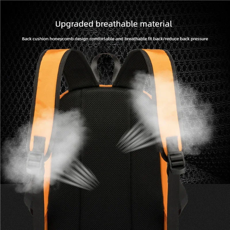 Xiaomi Youpin Knight LED กระเป๋าเป้สะพายหลังกันน้ําขนาดใหญ่ความจุแล็ปท็อปกระเป๋าจอแสดงผลดิจิตอลสมาร์ทกระเป๋าเป้สะพายหลังกีฬากลางแจ้งของขวัญใหม่