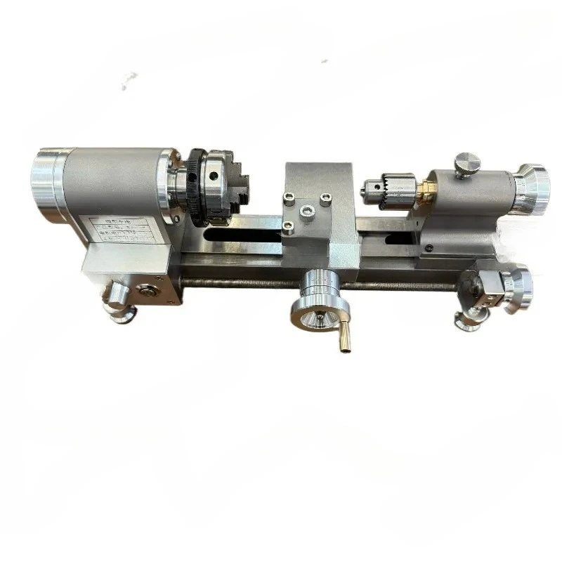 Mini Lathe Metal Bench Top Precision DIY Miniature Lathe， for Watchmaking Model Craft Woodworking Hobby Desktop