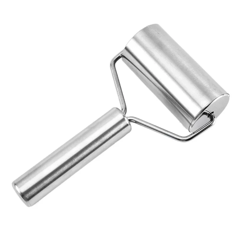 Rolo de pastelaria metálica antiaderente, Rolo de macarrão, Pizza de crosta, Fudge Baker, Ferramenta de cozinha, Massa de cozimento, Pizza