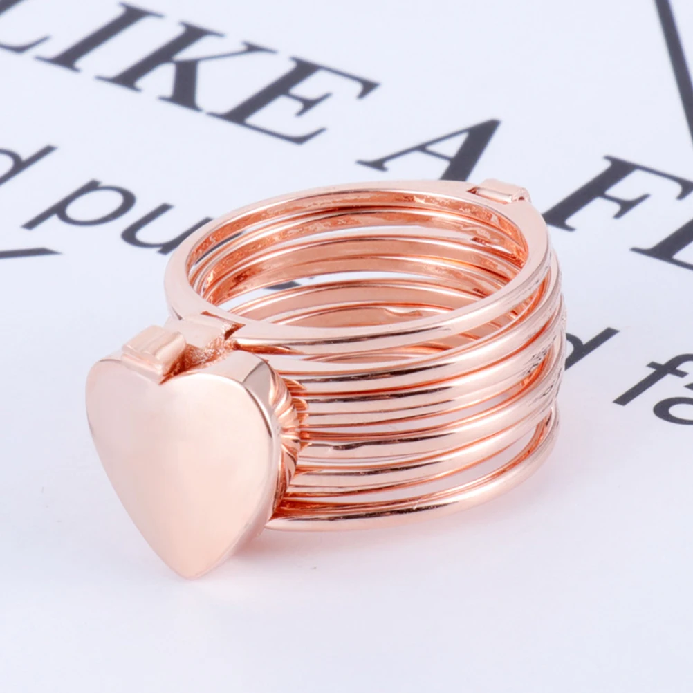 

Shrinking Bracelet Love Ring Heart Shape Retractable Adjustable The Telescopic Creative Bangle Women Miss