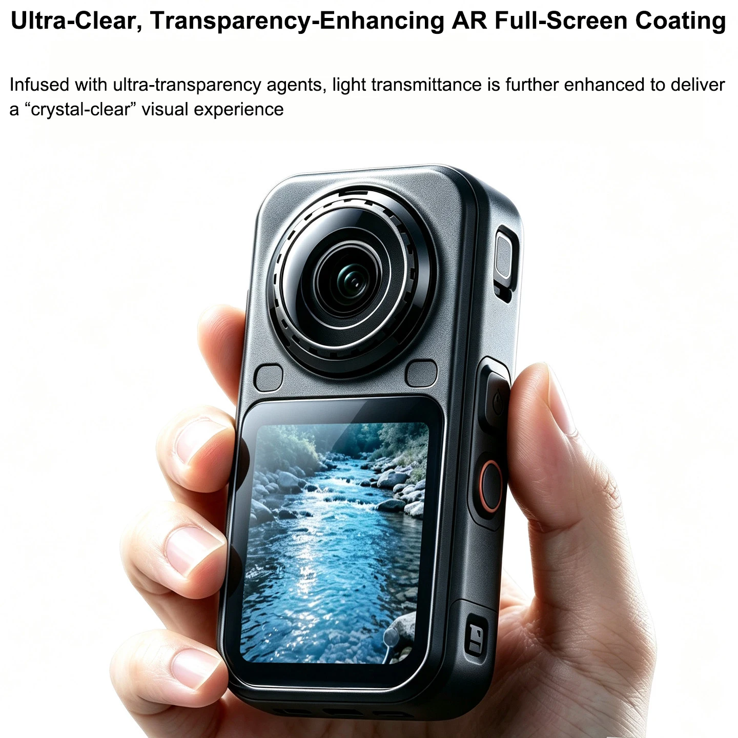 Tempered Glass Screen Protector for Insta360 X6 Anti-Scratch Ultra Clear Camera Protective Film