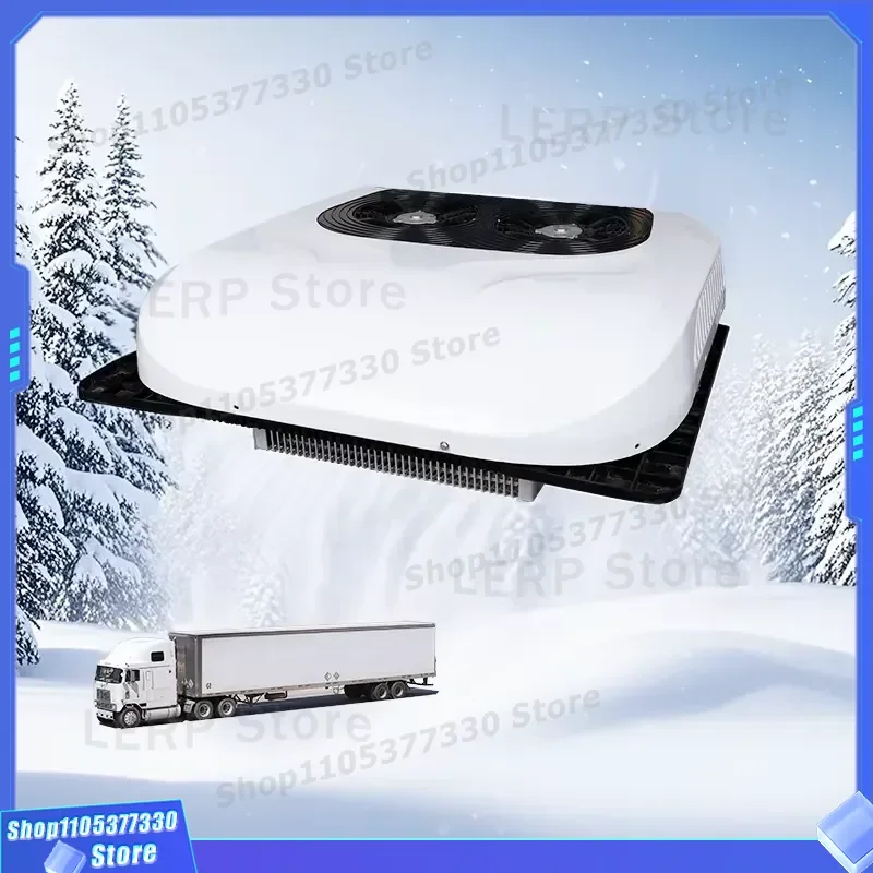 12V Rotary Compressor Roof Air Conditioner for Camper RV Station Wagon Parking Cooler Efficient Cooling System Portable Unit
