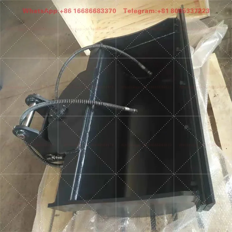 Tilting Mud Bucket With Cutting Blade For Excavator Ditch Cleaning Land Leveling Hydraulic Working Attachment Repair Fitting