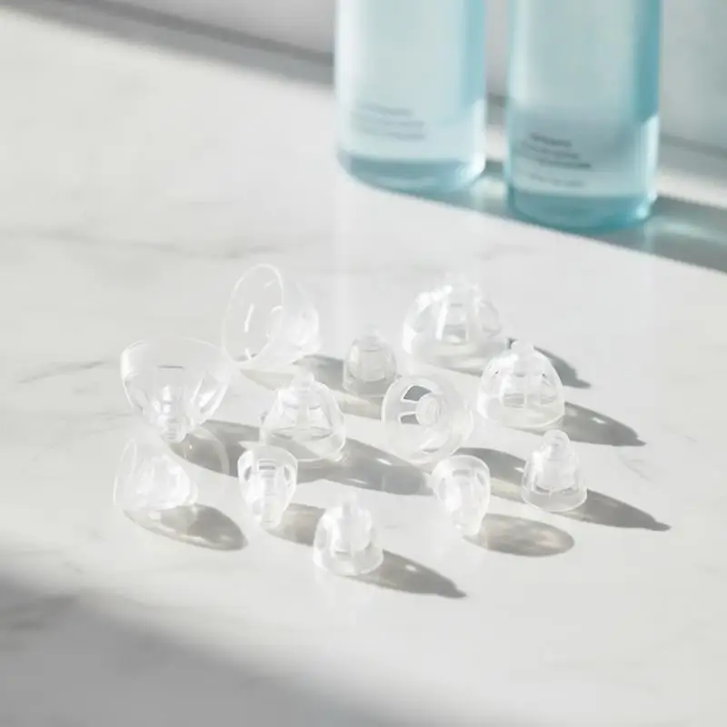 1Set Hearing Aid Domes For Oticon Minifit Open Bass Vent Replacements 5/6/8/10mm