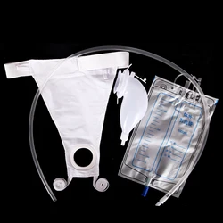 Reusable Male Female Elder Urine Bag Urinal Pee Holder Collector Urinary Incontinence Bedridden Patients Urination Catheter Bag