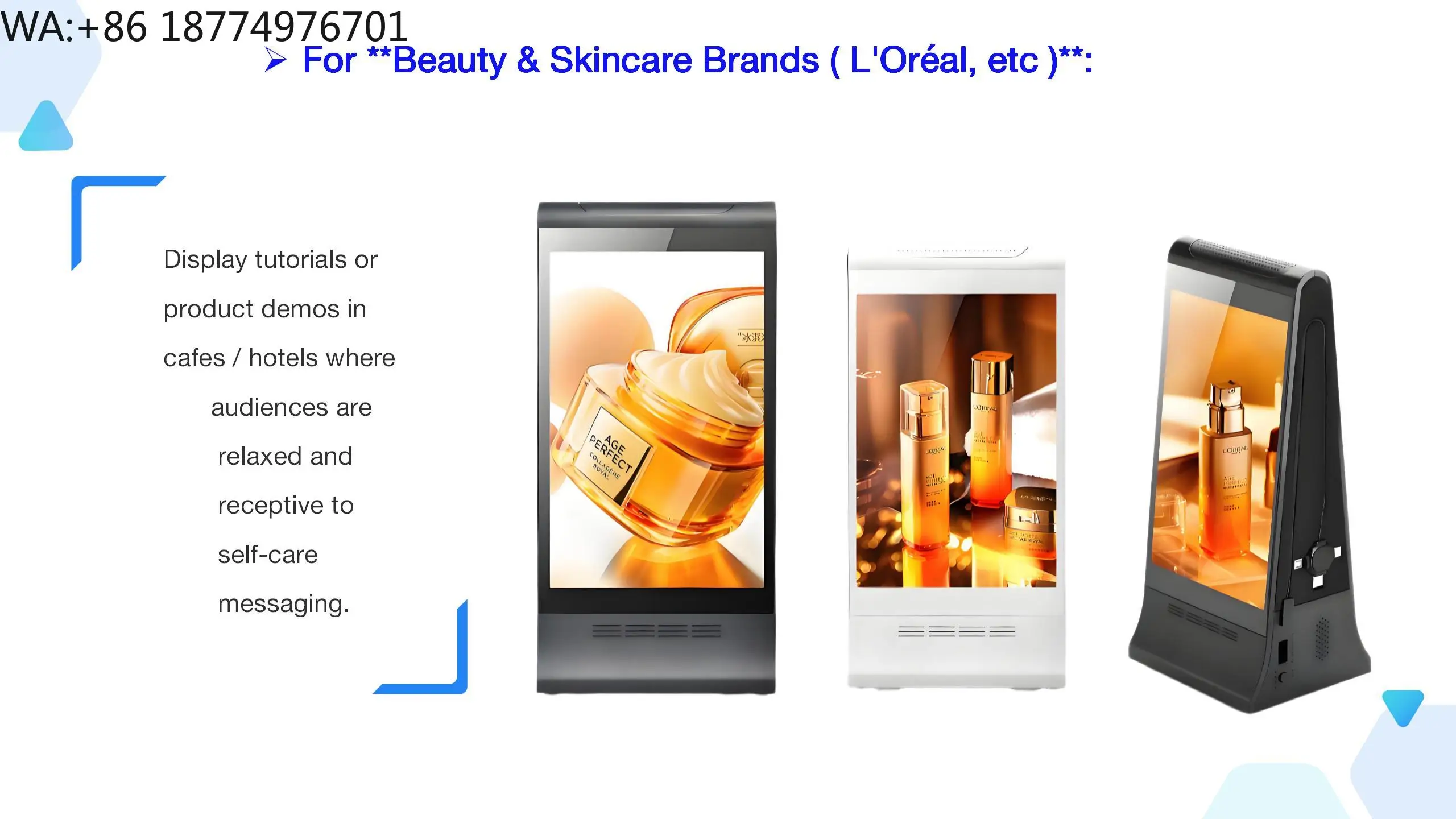 

FYD-868 Plus Android WiFi NFC Touch Screen Advertising Equipment Media Display Table Advertising Player Mini Self Order Kiosk