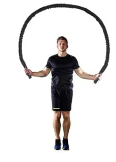 

3lb Weighted Battle Rope Adult Men Women Fitness Jump Skipping Training Rope
