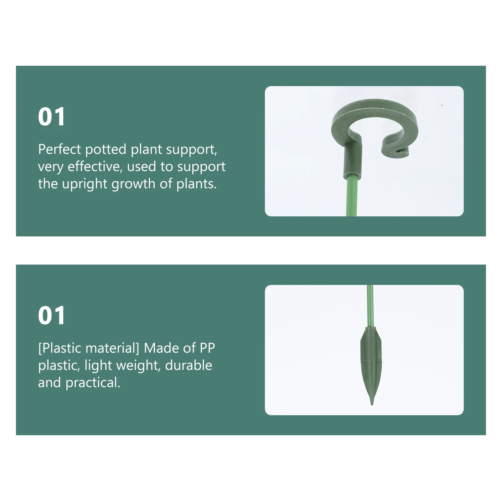 

1 комплект, опорные стержни для цветов, кронштейны для бонсай, зеленая подставка для крепления растений, садовые стержни для поддержки роста растений в горшках, сочные стержни