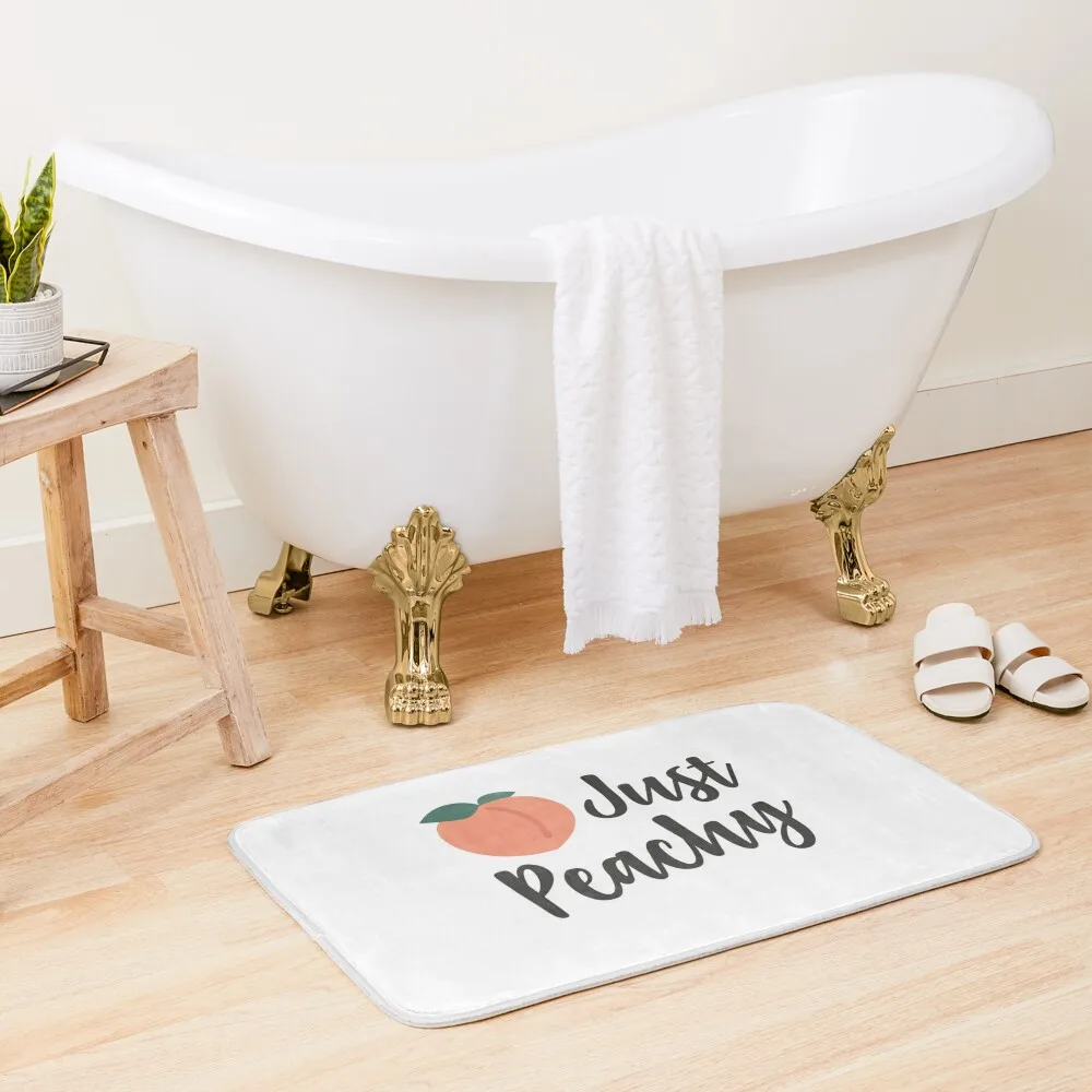 Just Peachy Bath Mat Entrance Doormat Bathtub Carpet Mat