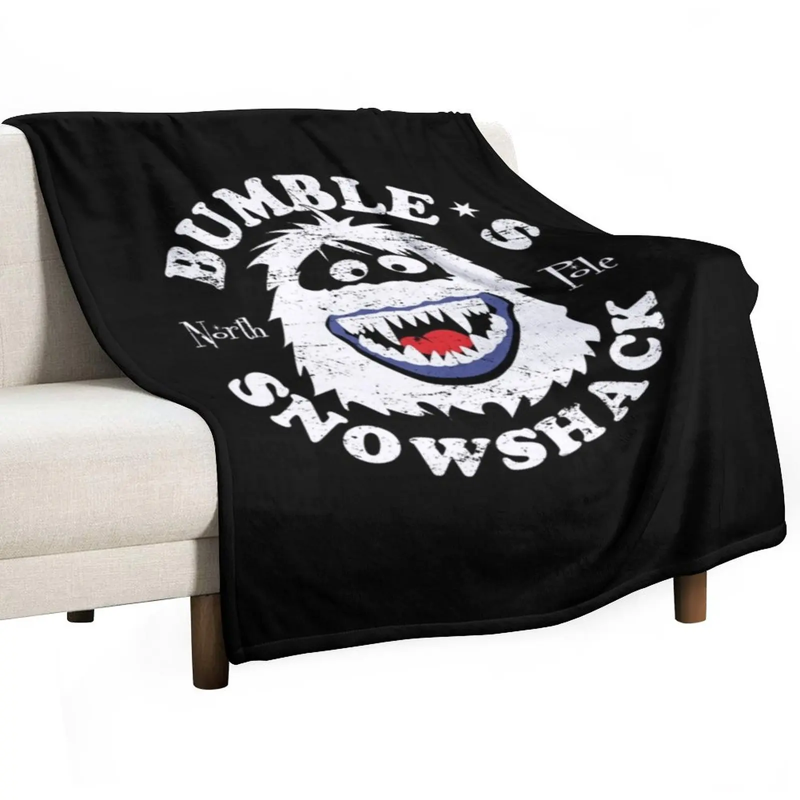 Bumble&x27;s Snowshack Essential T-Shirt Throw Blanket Weighted For Sofa Thin christmas decoration Beautifuls Blankets