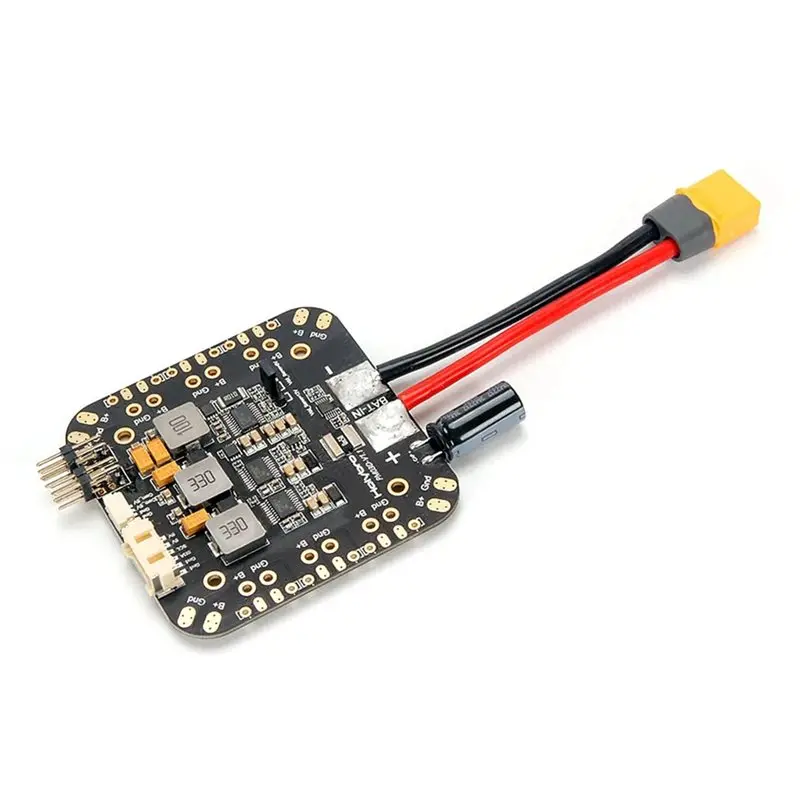O módulo de potência PM03D utiliza monitor de potência IIC com conector XT30 para peças de drone RC FPV