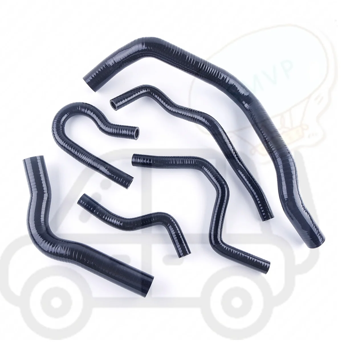 

6PCS Kit For Honda Civic B-Series Type R DC2 EK4 EK9 B16A Car Accessories Tools Silicone Radiator Hose Coolant Pipe Tube 3PLY