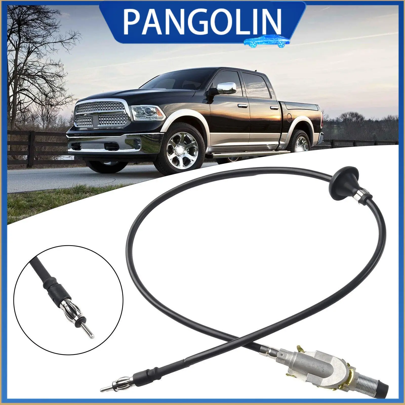 

Основание антенны PANGOLIN с кабелем 56043089AD для Dodge Ram 1500 2500 3500 4500 5500 2002-2010, антикоррозийная замена