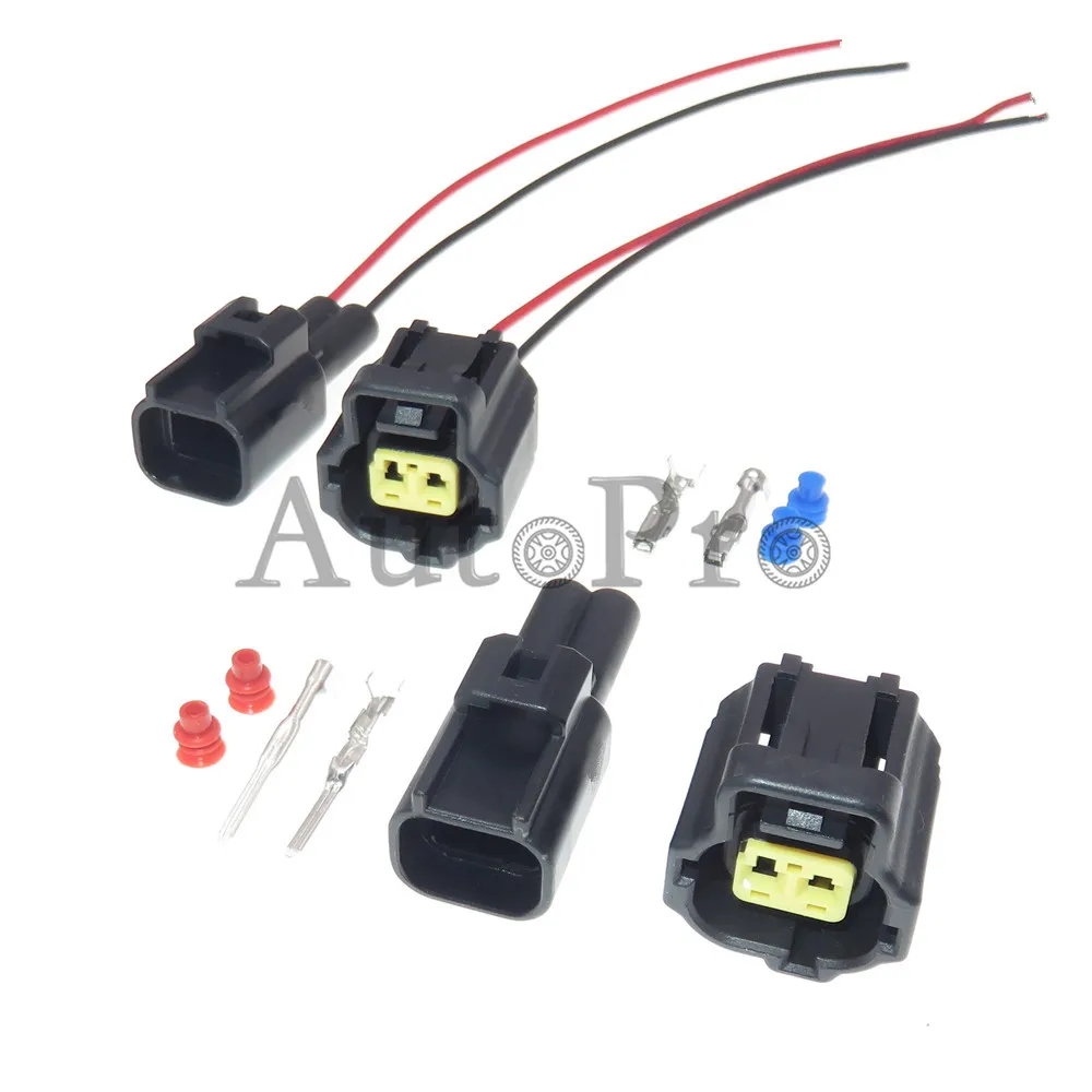 

1 Set 2 Way 184008-1 AC Assembly Automobile Water Temperature Sensor Plug Car Connector Wire Waterproof Socket