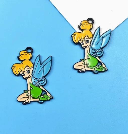 10 pcs cartoon girl Necklace Charms Handbags Key Chain Accessories DIY Jewelry Making
