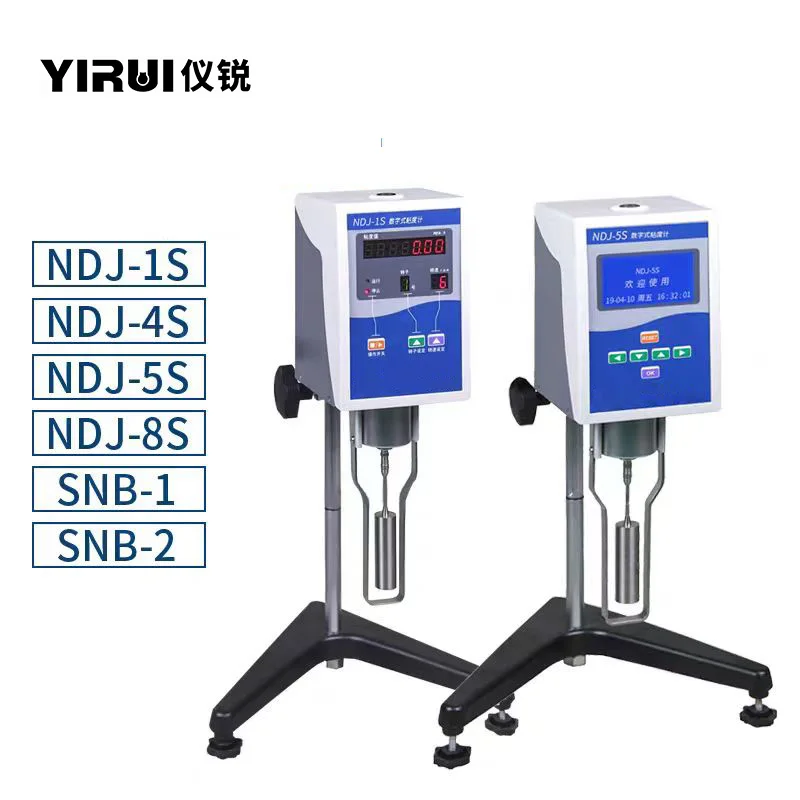 Digital Viscometer NDJ-4S NDJ-5S NDJ-8S 2 Million Range Rotational Viscometer for Lab