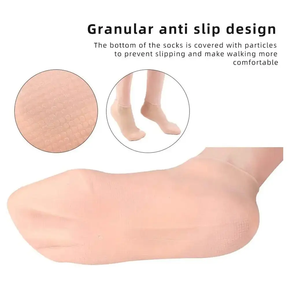 Spa Silicone Socks Moisturizing Gel Socks Exfoliating and Preventing Dryness Cracked Dead Skin Remove Protector Foot Care Tools