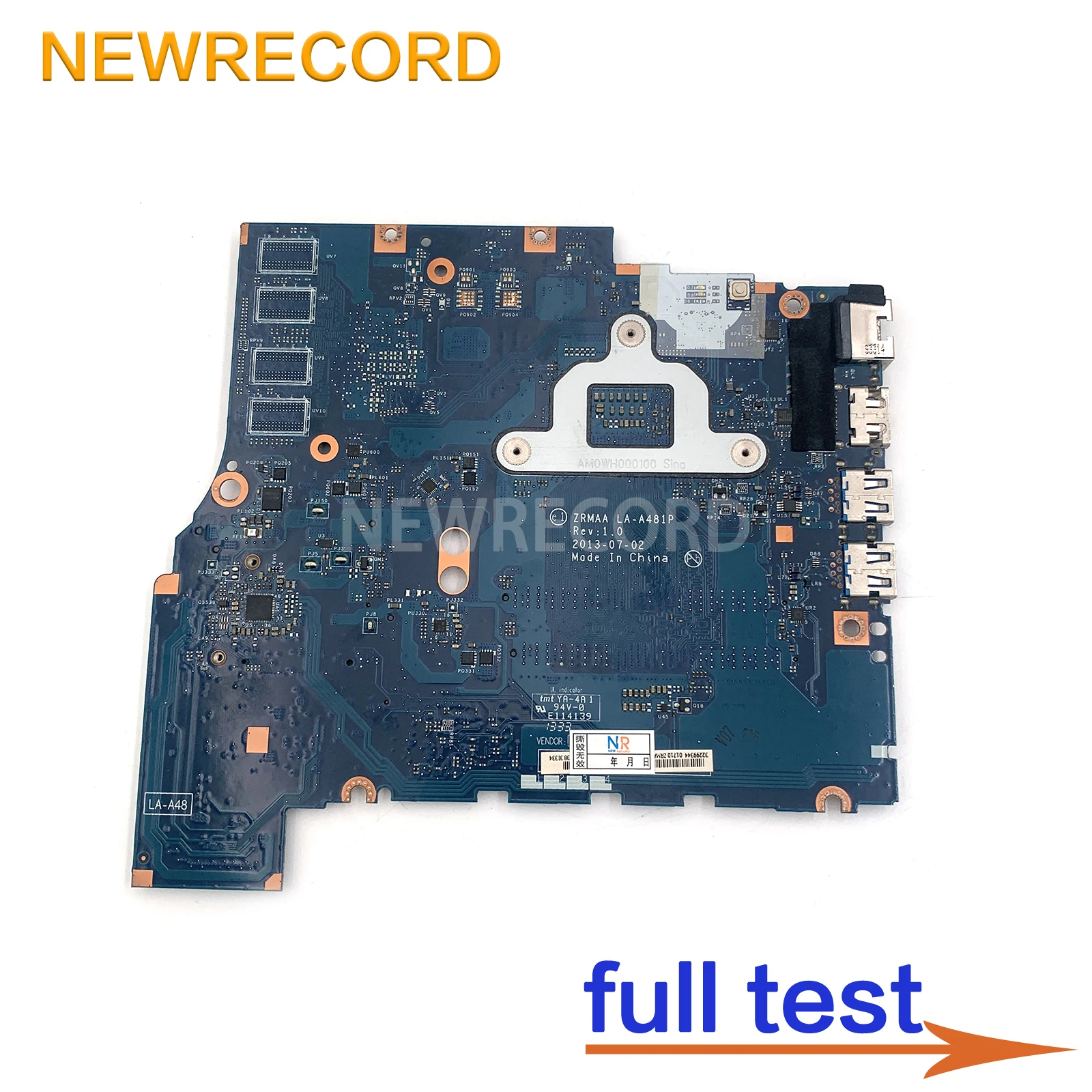 For Tshiba Satellite U40 M40 M45 Laptop Motherboard LA-A481P K000150670 K000150700 14 inch I3-4010U i5-4200U DDR3 Full Test