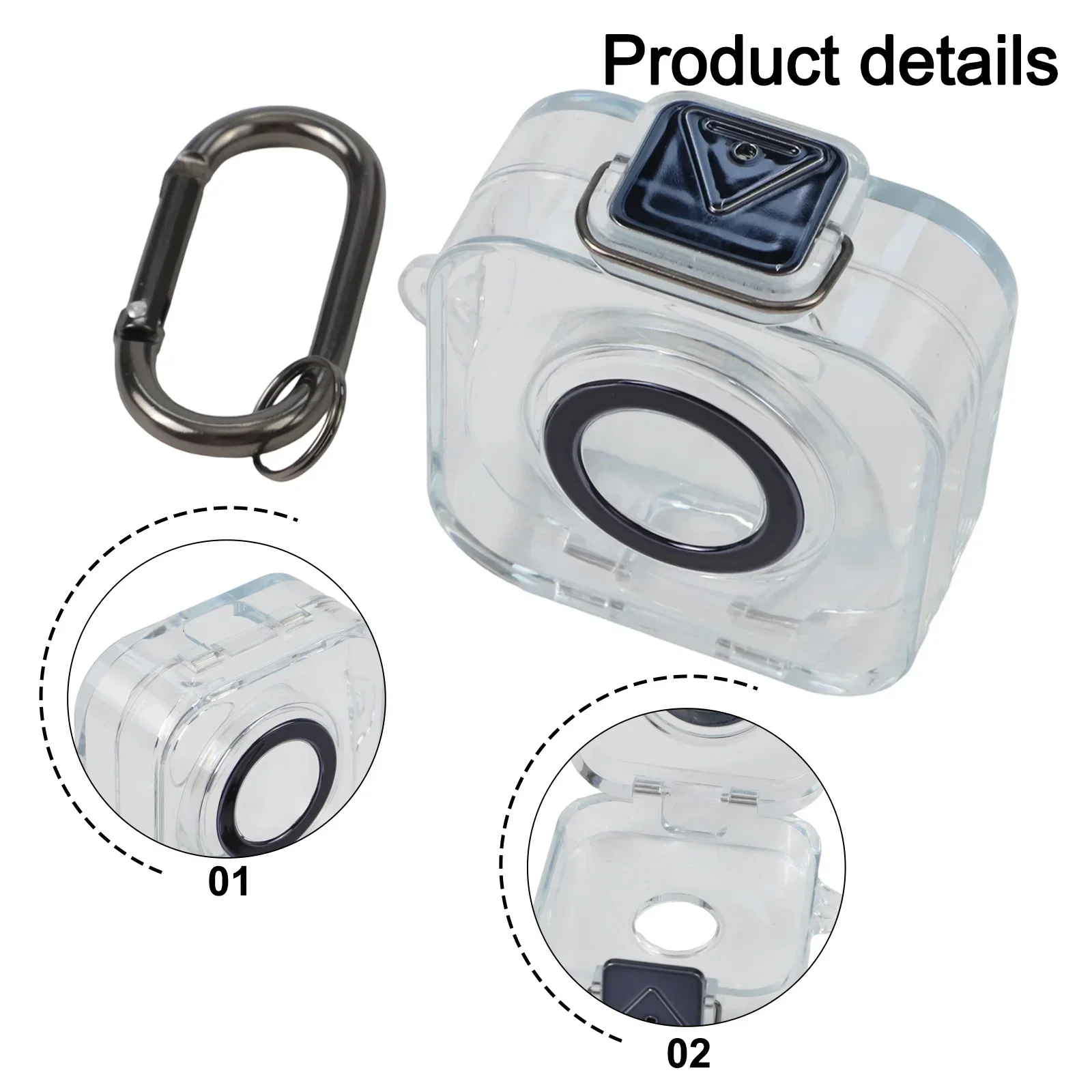 

1 шт., защитный чехол для кольцевого зарядного устройства, портативное умное кольцо, соединенный переключатель тела, твердый корпус для Oura Ring Gen4, аксессуары для зарядного устройства