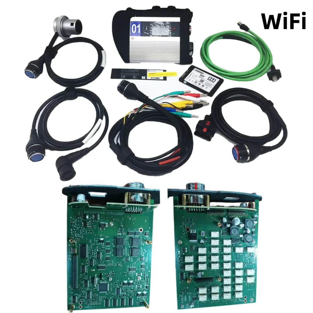 Meilleure qualité DOIP MB star c4 outil de Diagnostic MB SD C4 logiciel V03.2025 ajouter gratuit Monaco DTS MB voiture/camion outils automobiles