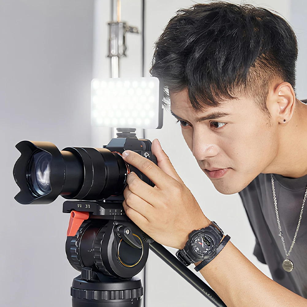 

Светодиодный светильник для камеры 2700-6500K Ручной заполняющий светильник Перезаряжаемый светильник для фотосъемки Портативная световая панель для фотографии