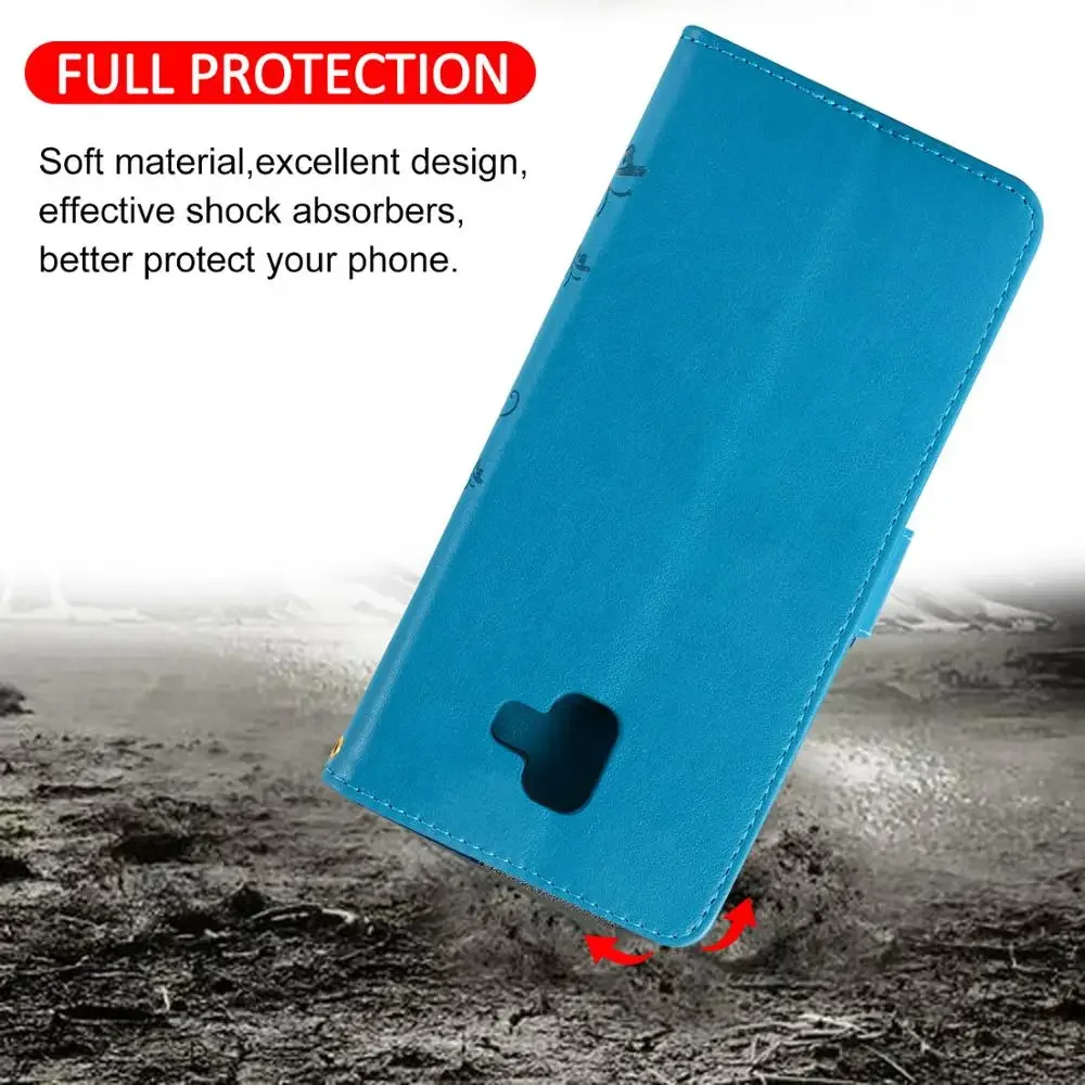 Leather Flip Case For Samsung Galaxy A14 A15 A55 A13 A23 A33 A53 A73 A12 A22 A32 5G A42 A52 A72 Holder Wallet Stand Phone Cover