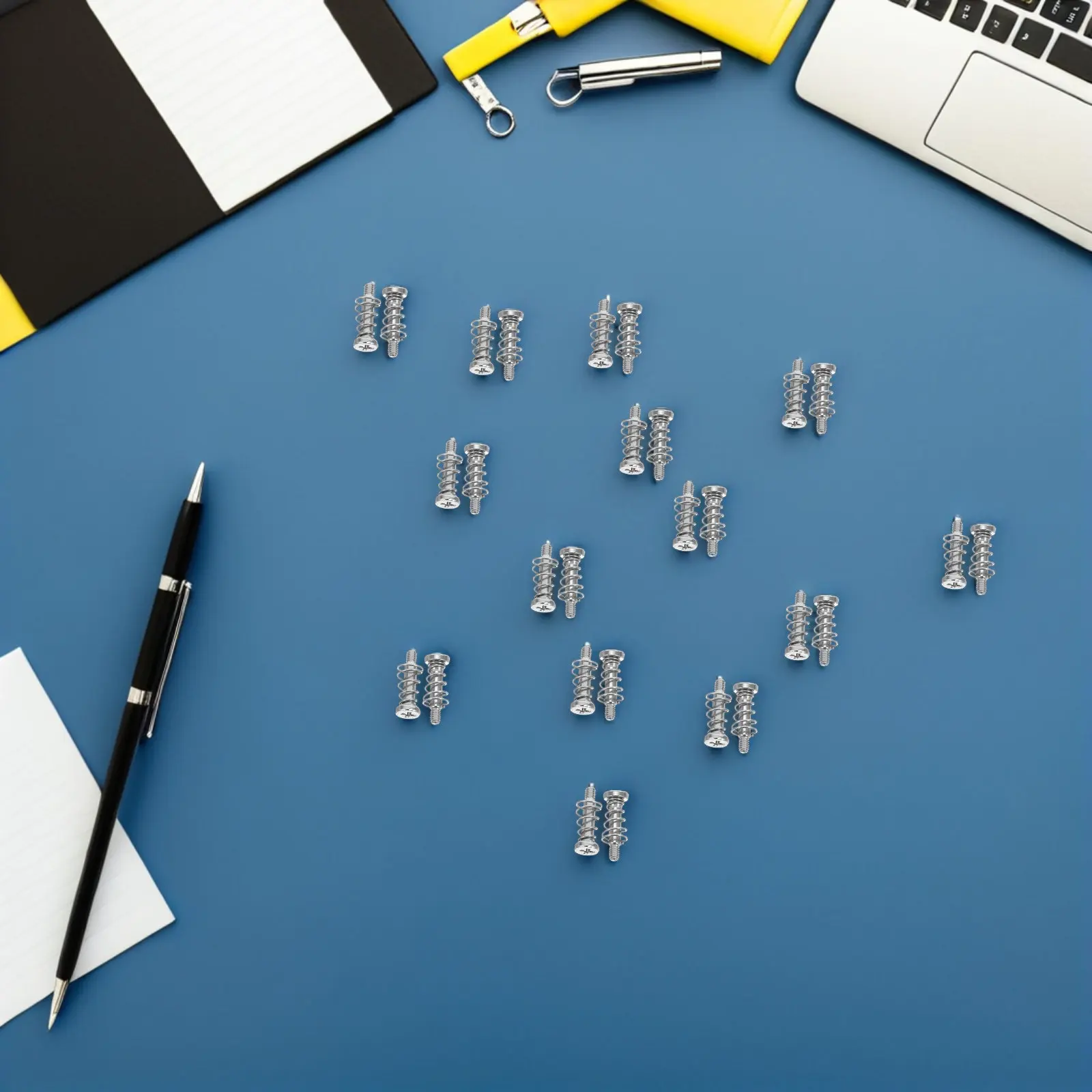 100Pcs Computer Cooling Fan Screws Spring Loaded Carbon Steel Precise Fit for GPU Backplate Heatsink Pc Case Fan view 3