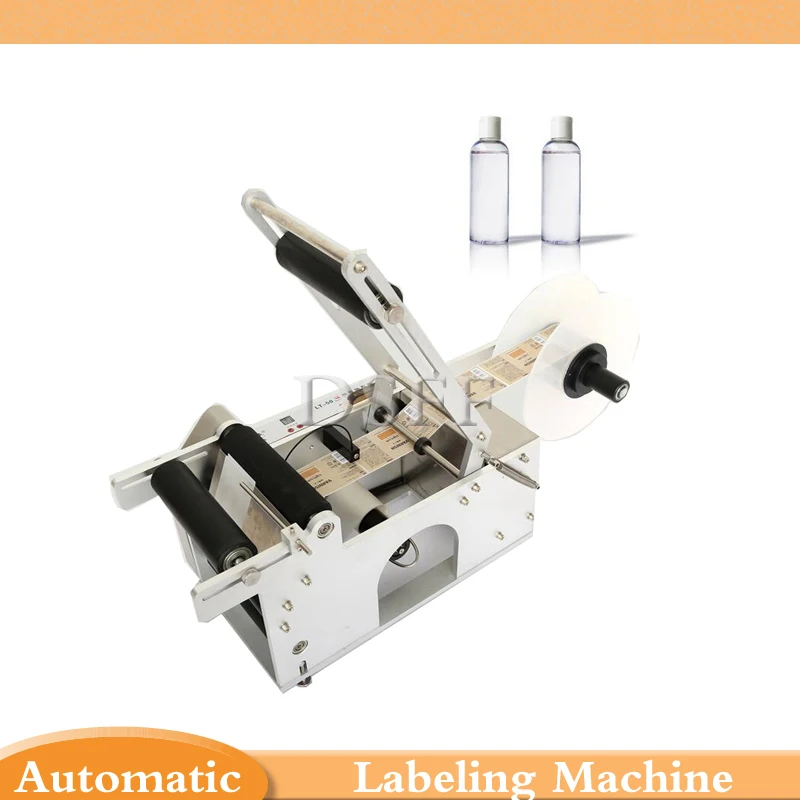 

Efficient Manual Desktop Label Pasting Machine, Commercial Automatic Round Bottle Labeling Machine