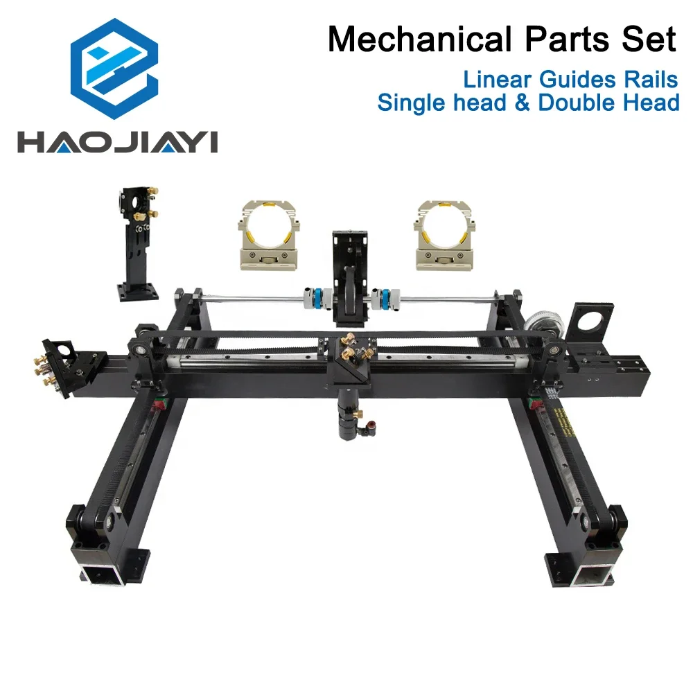 

HAOJIAYI Single Double Head Laser Kits Spare Parts for DIY CO2 Laser 6040 CO2 Laser Engraving Cutting Machine