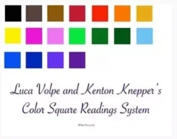 Color Square Reading System by Luca Volpe -Magic tricks