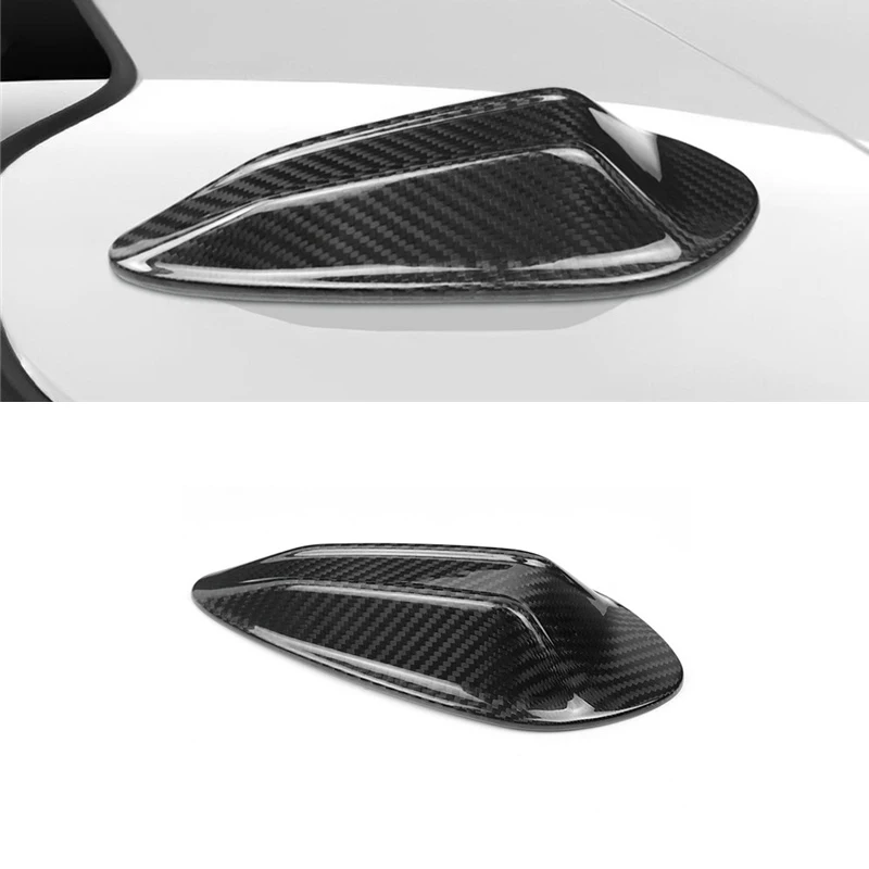 

Real Hard Carbon Fiber For BMW G20 M3 G80 3 Series 2023 2024 Car Roof Shark Fin Antenna Cover Sticker Accessories