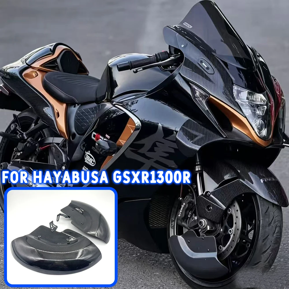 For Suzuki HayaBusa GSXR1300R 2022 2023 2024 2025 2026 Carbon Front Fender Wheel Cover Kit Motorcycle Accessories