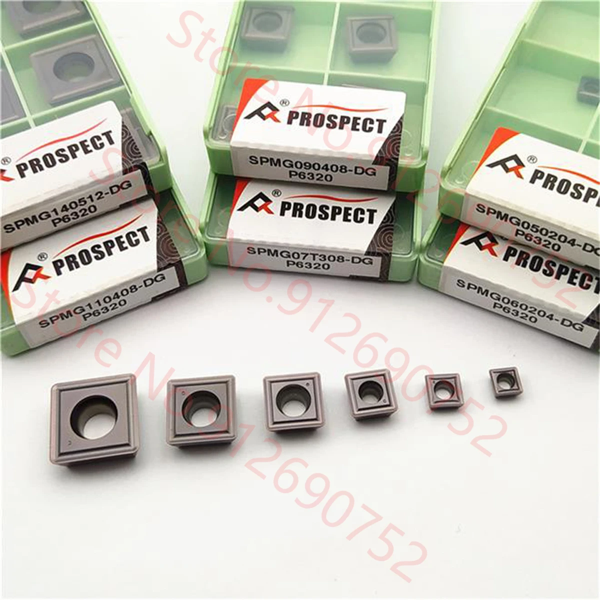 PROSPECT SPMG050204 SPMG060204 SPMG07T308 SPMG090408 SPMG110408 SPMG140512-DG P6205 P6215 P6522 P6320 Carbide Insert SPMG Insert view 5