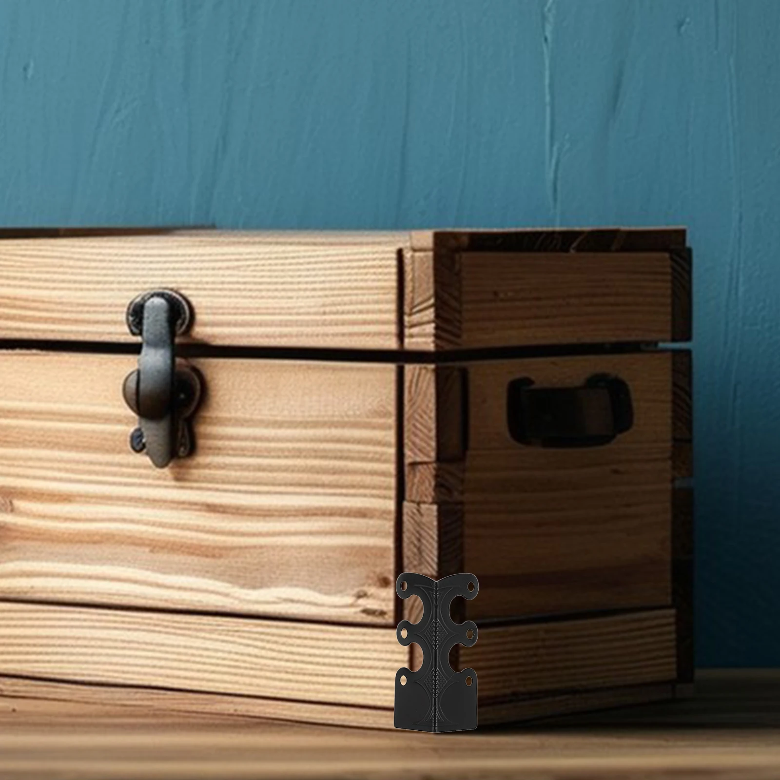 

10Pcs Vintage Metal Corner Protectors Retro Style Protective Edge Guards for Wooden Jewelry Boxes Furniture Cases Safety