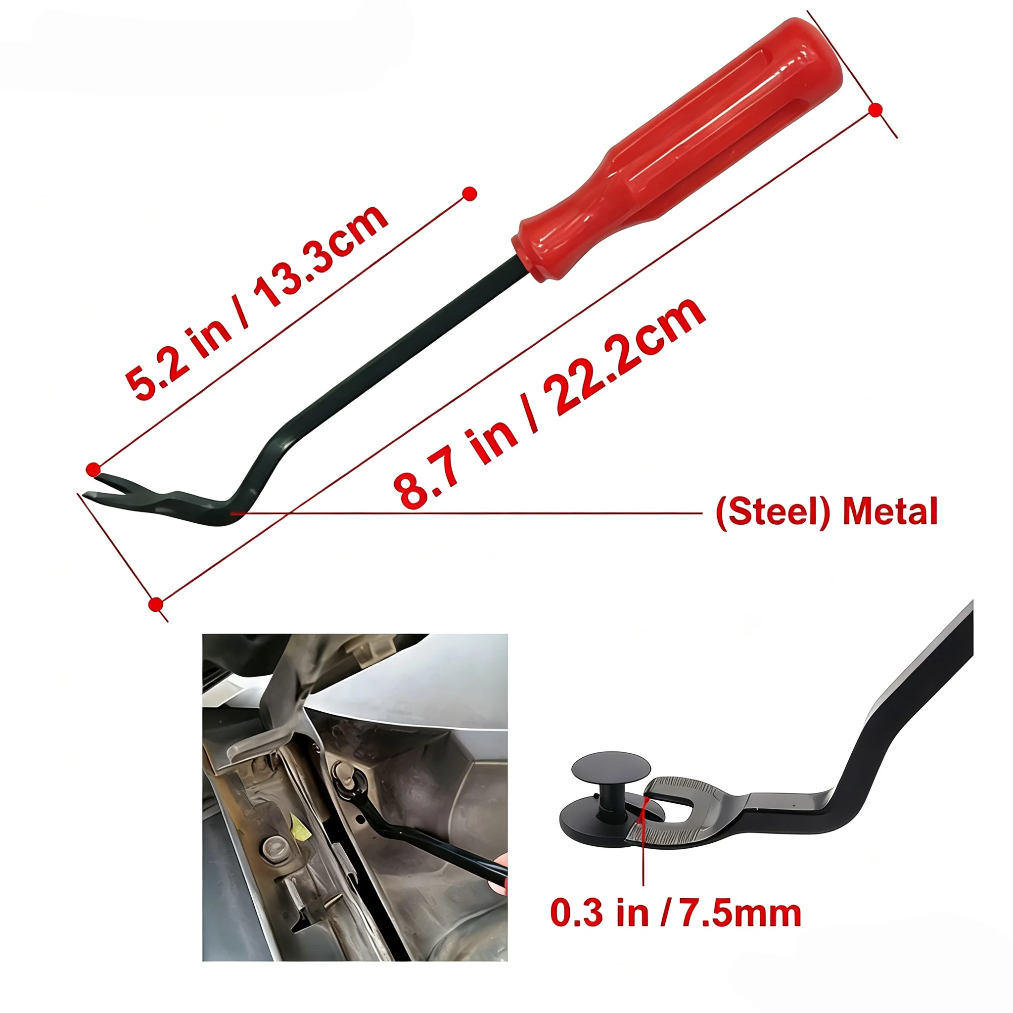 Trim Restorer Plastic - Auto Door Clip Panel Trim Removal