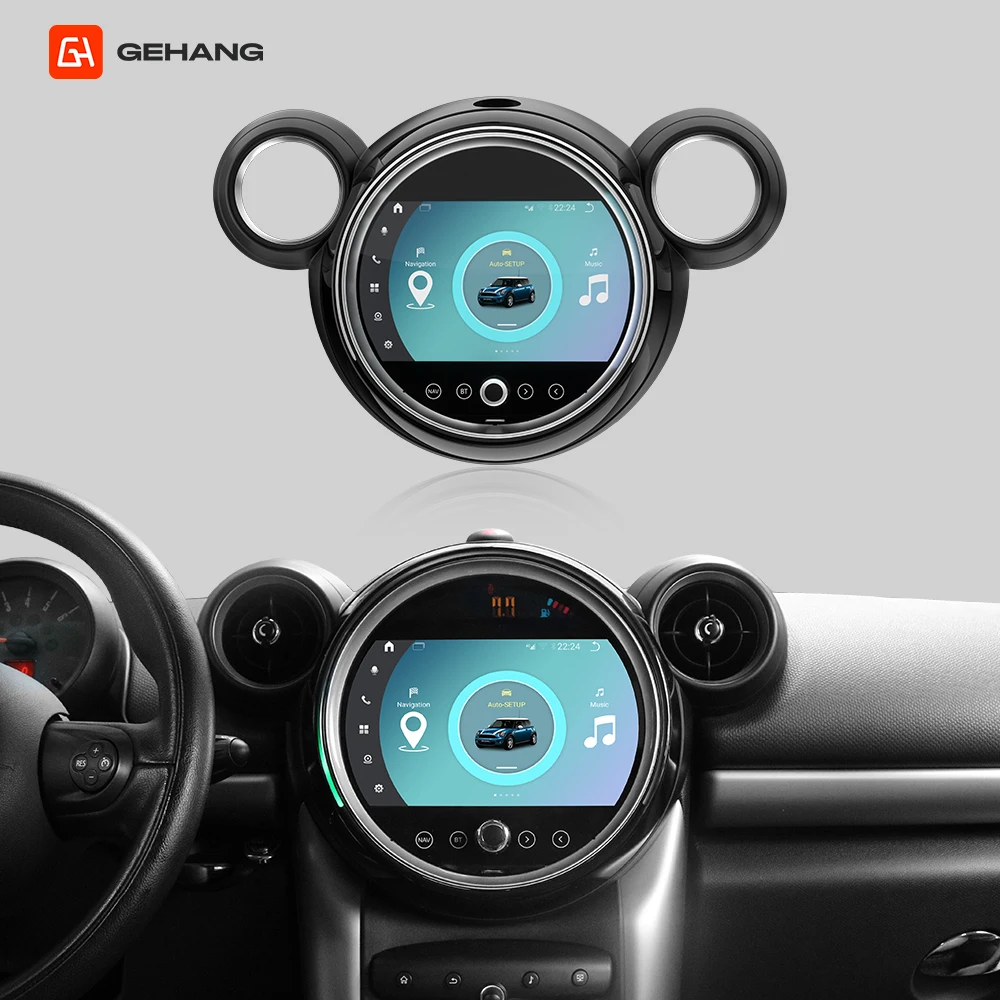 9 Inch Android 14 System Carplay Touch Screen Car Dvd Player Android Car Stereo for Mini Countryman R60 2011-2016