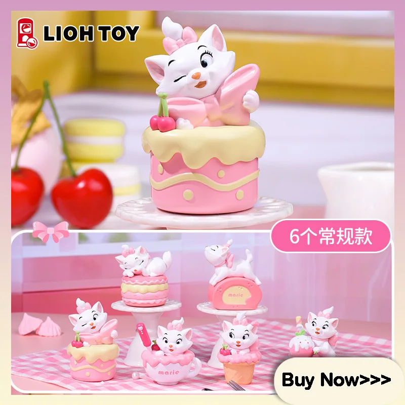 

Disney Marycat Dessert Time Doll Blind Box Cute Trendy Play Food Play Exquisite Desktop Model Ornament Surprise Mystery Box Gift