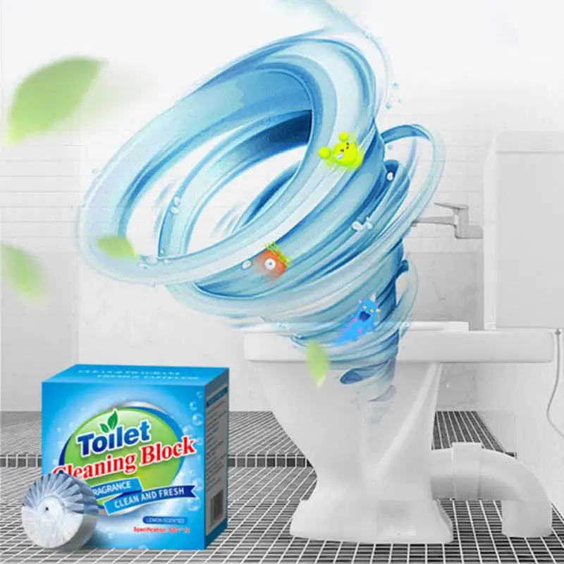 Bathroom Toilet Tank Cleaner Concentrated Automatic Toilet Bowl Cleaner 12X Household Toilet Cleaner Toilet Bowl Cleaning Tablet