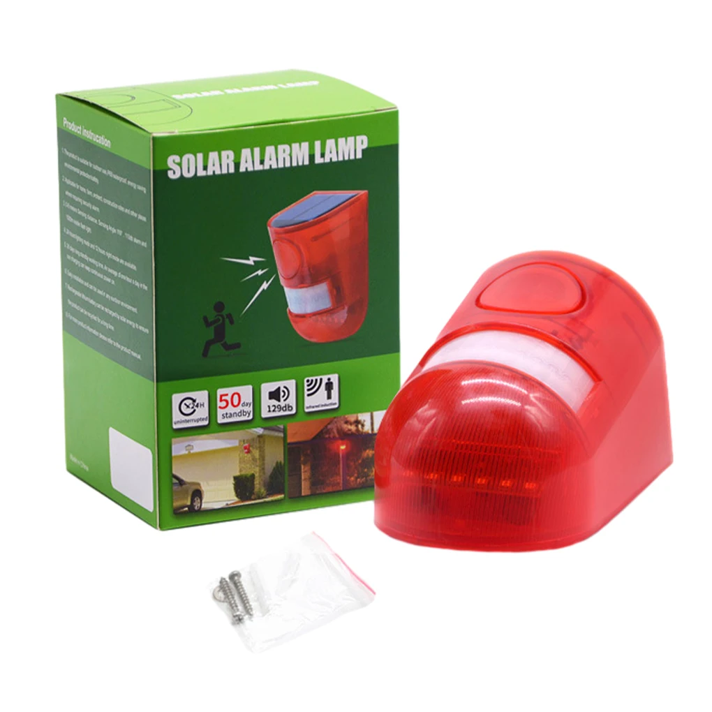 Outdoor Solar Infrared Sensor Alarm Fast Response And Wide Applicability For Enhanced