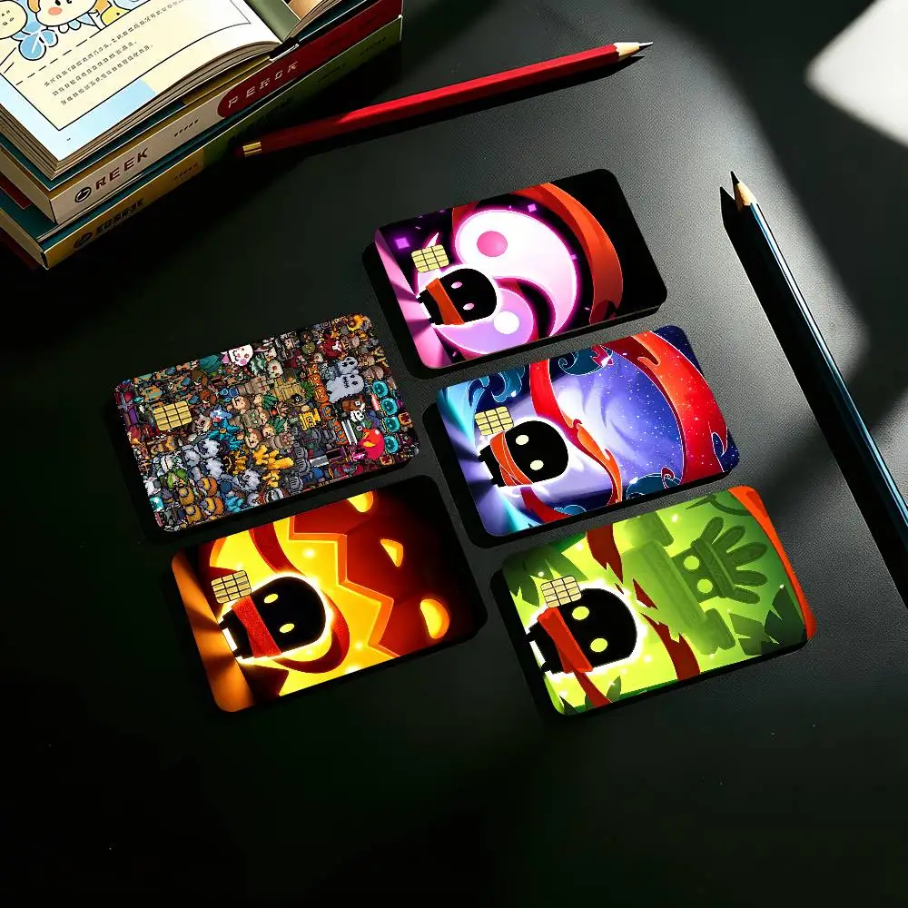 Single-player S-Soul Knight Credit Card HD Stickers Game Card Decal Small Chip Waterproof Sticker Gift